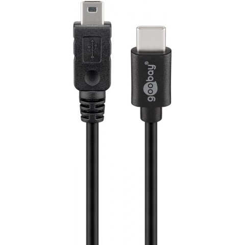 Laidas USB C - USB mini (K-K) 0.5m Goobay